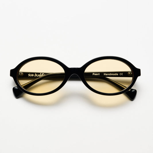 Pearl Black With Yellow Lens