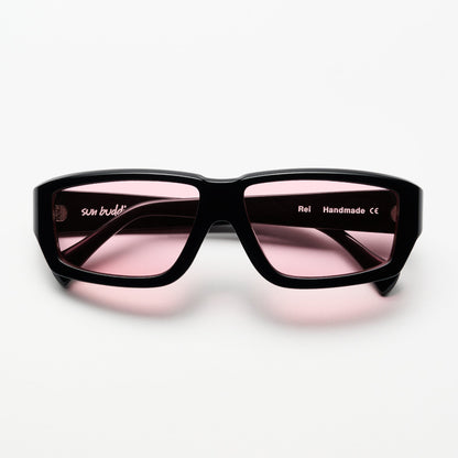 Rei Black with Pink Lens